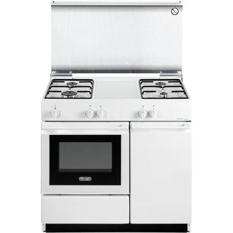 De’Longhi SEW 8540 N EDM. Tipo di prodotto: Cucina, Colore del prodotto: Bianco, Tipo di controllo: Manopola. Tipo di piano cottura: Gas, Numero totale di fuochi: 4 Fornello(i), Numer... - SEW8540NEDM