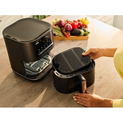 Braun HF5073. Tipo di prodotto: Friggitrice ad aria calda, Capacità: 6 L, Temperatura (min): 80 °C. Tipo di costruzione: Singolo, Colore del prodotto: Nero, Tipo di controllo... - HF5073I - 0X12500009 (1/5)