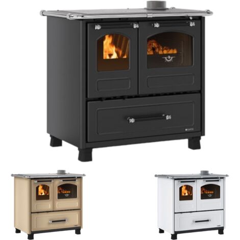 La Nordica Family 4,5 Interno Caminetto freestanding A legna Bianco