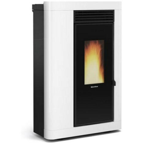 STUFA PELLET KW 9,0 ANNABELLA AD EVO CANAL. BIANCA (1/4)