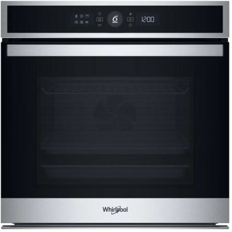 Whirlpool WOI4IS8HM0XA Forno a incasso multifunzione Inox 17 funzioni Pizza310° Cook4 Steam+ classe A+ 73Lt, Idrolisi
