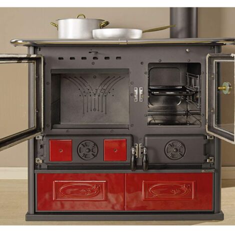 La Nordica Rosa Reverse 2.0 Liberty. Tipo: Caminetto freestanding, Tipo di camino: Chiuso, Tipo di alimentazione: A legna. Potenza di riscaldamento (max.): 8200 W, Classe efficienza energ... - 7015052 (1/2)