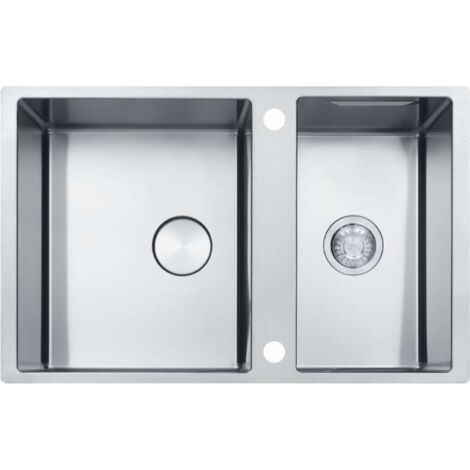 Franke BWX 120-41-27. Tipo di lavello: Lavello sottopiano, Forma del lavandino: Rettangolare, Materiale del lavandino: Acciaio inox. Larghezza: 520 mm, Lunghezza: 820 mm - 122.0579.553 (1/4)