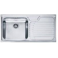 Franke GAX 611. Colore del prodotto: Acciaio inox, Numero di vasche per lavello: 1 ciotole, Dimensioni prima vasca (LxL): 450 x 400 mm. Larghezza: 1000 mm, Profondità: 500 mm - 101.0017.509