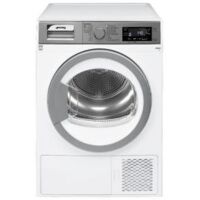 Smeg DHT82LSIT. Posizionamento dell'apparecchio: Libera installazione, Tipo di carica: Caricamento frontale, Sistema di asciugatura: Pompa di calore. Capacità cestello: 8 kg, Condensation efficienc...