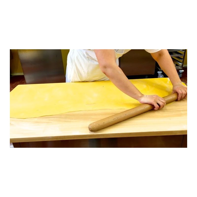 Tavola asse spianatoia tavoliere rettangolare per impastare ammassare la  pasta in legno di faggio e abete con blocco per tavolo da cucina 100x60 cm