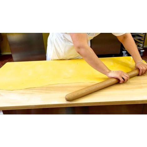 Tavola asse spianatoia tavoliere rettangolare 82x60 spessore 2 cm in legno  di faggio e abete per