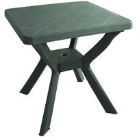 46cm 48 PHIVILLA Tavolino quadrato in acciaio con rivestimento antiruggine Tavolino da giardino Tavolino Nero48 
