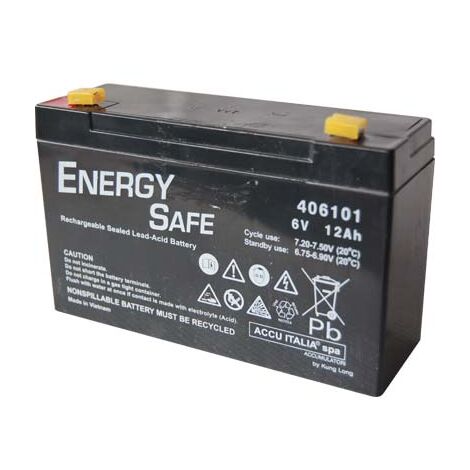 Y10-6 6V 10AH BATTERIA AUTO GIOCATTOLO ELETTRICA.6 V 6 Volt 6 Ah