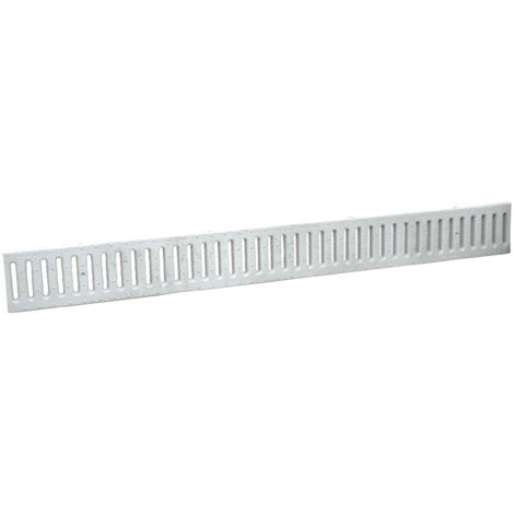 GRIGLIA ZINCATA PER CANALETTA 99,5x12,6cm - FERRO PEDONABILE PER DRENAGGIO ACQUE