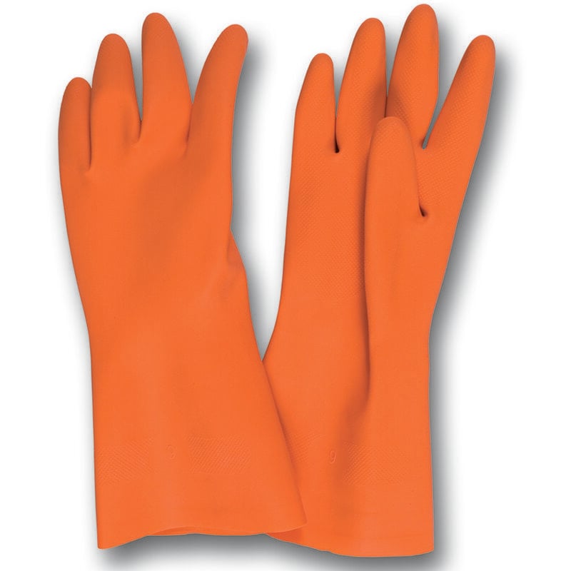 3 Pares De Guantes Jardinería Color Naranja Talla 3 De Niños