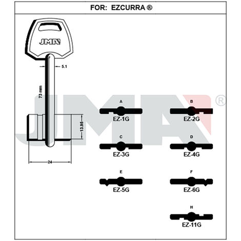 Llave de gorja latón EZ-11G