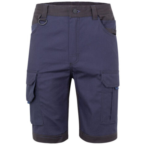 Bermuda Canvas stretch - Azul navy / Negro - Talla L (1/5)