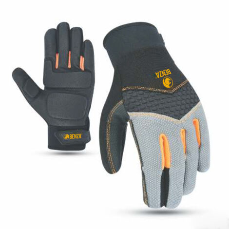 Guante de Seguridad Benza con Refuerzo de Goma EVA y Grip Antivibración