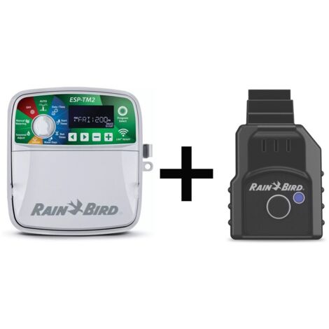 Programador Rain Bird ESP-TM2 8 estaciones exterior + Módulo LNK Wifi  Oferta exclusiva