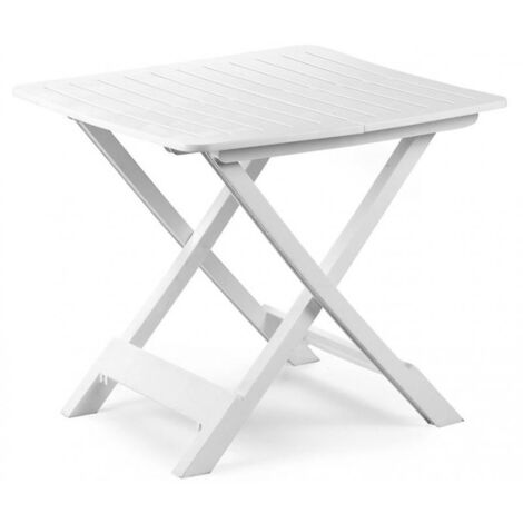 Mesa plegable Tavare - 79x72x70 cm - Blanco