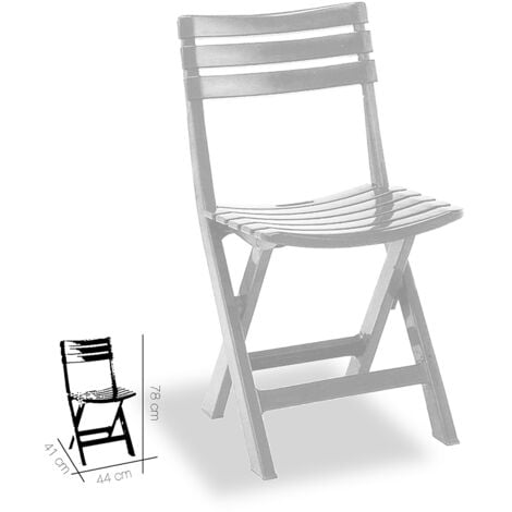 Silla plegable Birki -Blanco