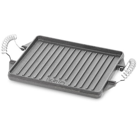 Plancha rectangular de hierro fundido - 27x47 cm (1/2)