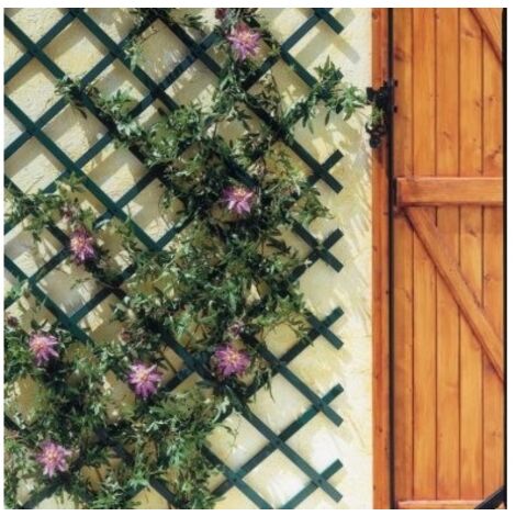 Trelliflex Trama Plástica 1x2m Color Verde Perfil de Listones 22x6mm Nortene