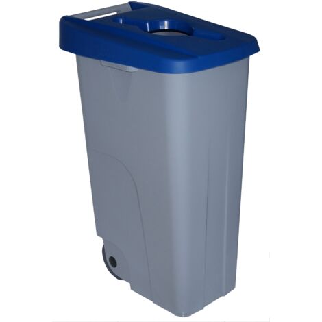 Contenedor Reciclo abierto apto para uso alimentario de 110 Litros DENOX – FAMESA  Azul
