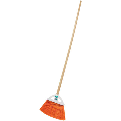 Escoba de plástico tipo abanico - 21 cm