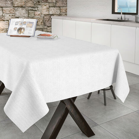 Mantel confeccionado Louvre Corbaz blanco - 140x200 cm (1/2)