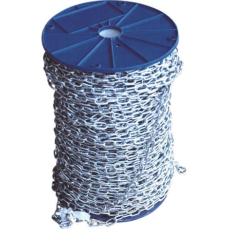 Cadena galvanizada DIN 5685 - 35 m - 6 mm