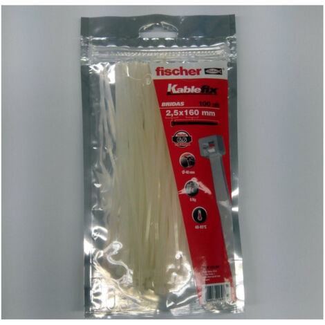 Bridas de nailon natural - 3,6x150 mm