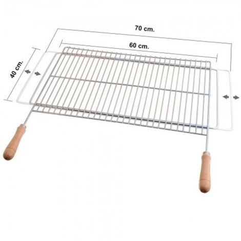 Parrilla extensible para barbacoa - 60x40 cm