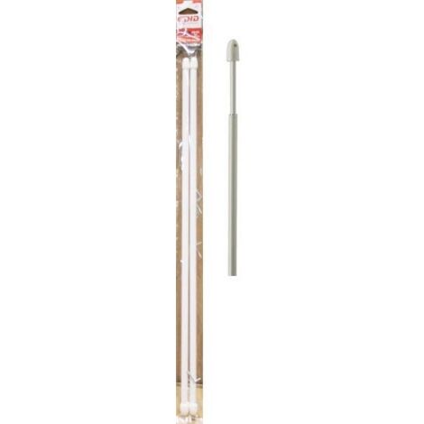 Varilla extensible para visillo - 120-215 cm - Blanco (1/5)