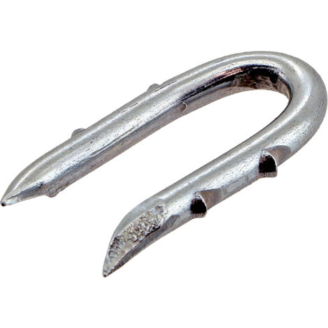 Grampillón galvanizado con estrías - 19x35 mm - 3 kg