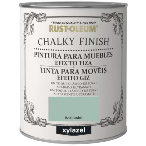 Pintura Al Agua Para Muebles 750 Ml Azul Chalky Rust-Oleum