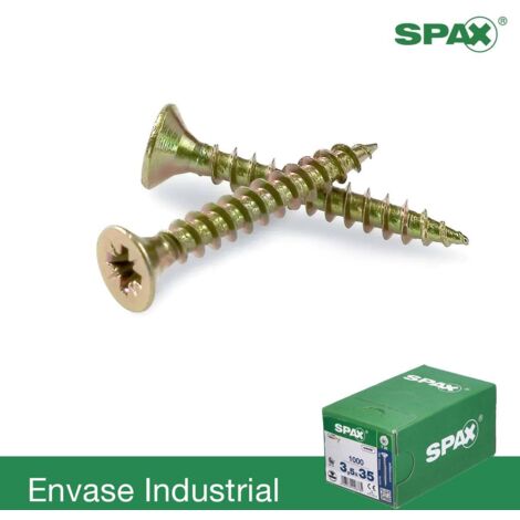 TORNILLO MADERA CABEZA PLANA POZI BICROMATADO CAJA PROFESIONAL