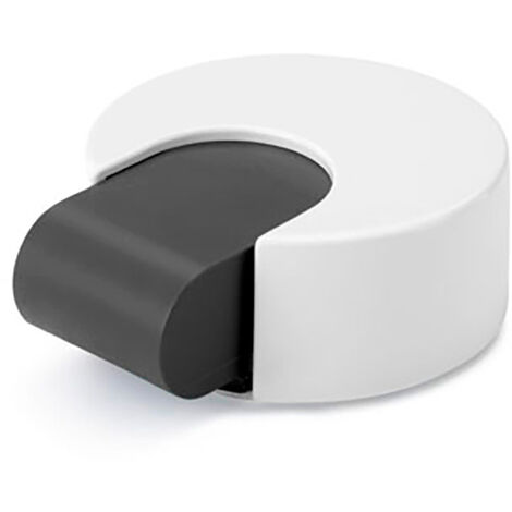 Tope De Puerta Amortiguado Silencioso Pvc Caucho 22x50x50mm Adhesivo Blanco Inofix (1/3)
