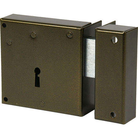 Cerradura sobreponer 102 - 10 cm - Derecha