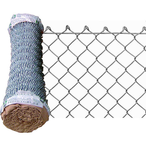 Enrejado galvanizado simple torsión - 16x50 mm - 100 cm - 25 m