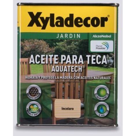 Aceite para teca incoloro Aquatech Xyladecor- 750 ml (1/4)