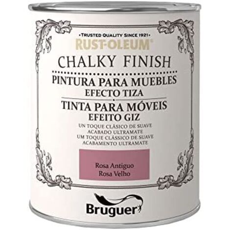 Pintura efecto tiza Chalky Finish para muebles - 750 ml - Rosa antiguo