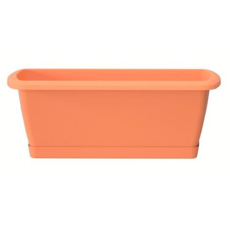 Jardinera para balcón Spa Set - 59x19x15 cm - Terracota