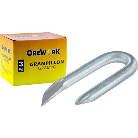 Grampillón galvanizado - 19x35 mm - 3 kg