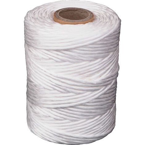 Bobina cuerda rafia - Blanco - 600 m - 400 g