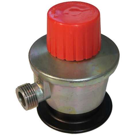 REGULADOR BOMBONA BUTANO NARANJA SALIDA LIBRE BOTON ROJO