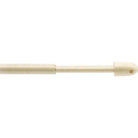 Moler Ventilación recibir Varilla extensible oval para visillo - Ø 6,5 mm / 80-135 cm - Blanco