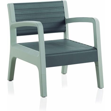 Shaf Miami - Conjunto muebles jardín/terraza, color piedra