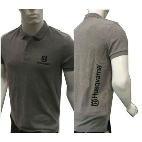 Husqvarna - Polo de trabajo gris talla XS