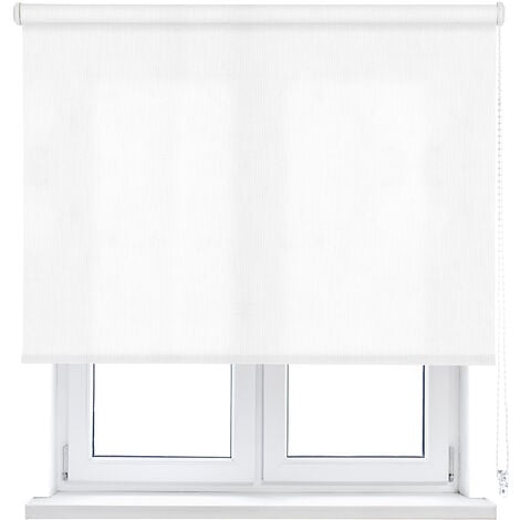 Estor Enrollable Traslucido L2000 Blanco 75 X 190