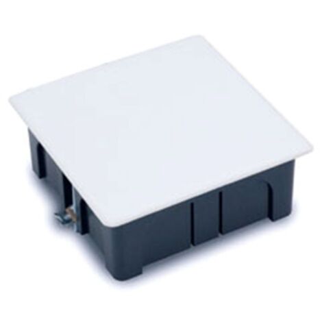 FAMATEL - Caja empotrar  Tapa con tornillos  Sin conos  115x115x45  Naranja