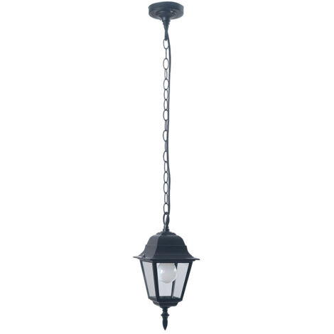 FAROLA COLGANTE COLORADO NEGRO LUXFORM