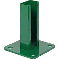 Base acero para poste Hércules® - 125x125 mm