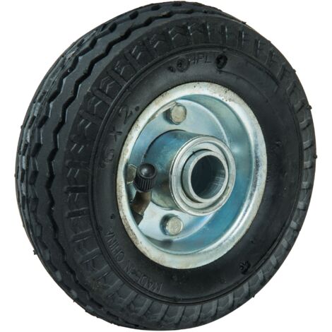 Ruota gonfiabile 6 Ø 160 x 50 x 16mm asse decentrato